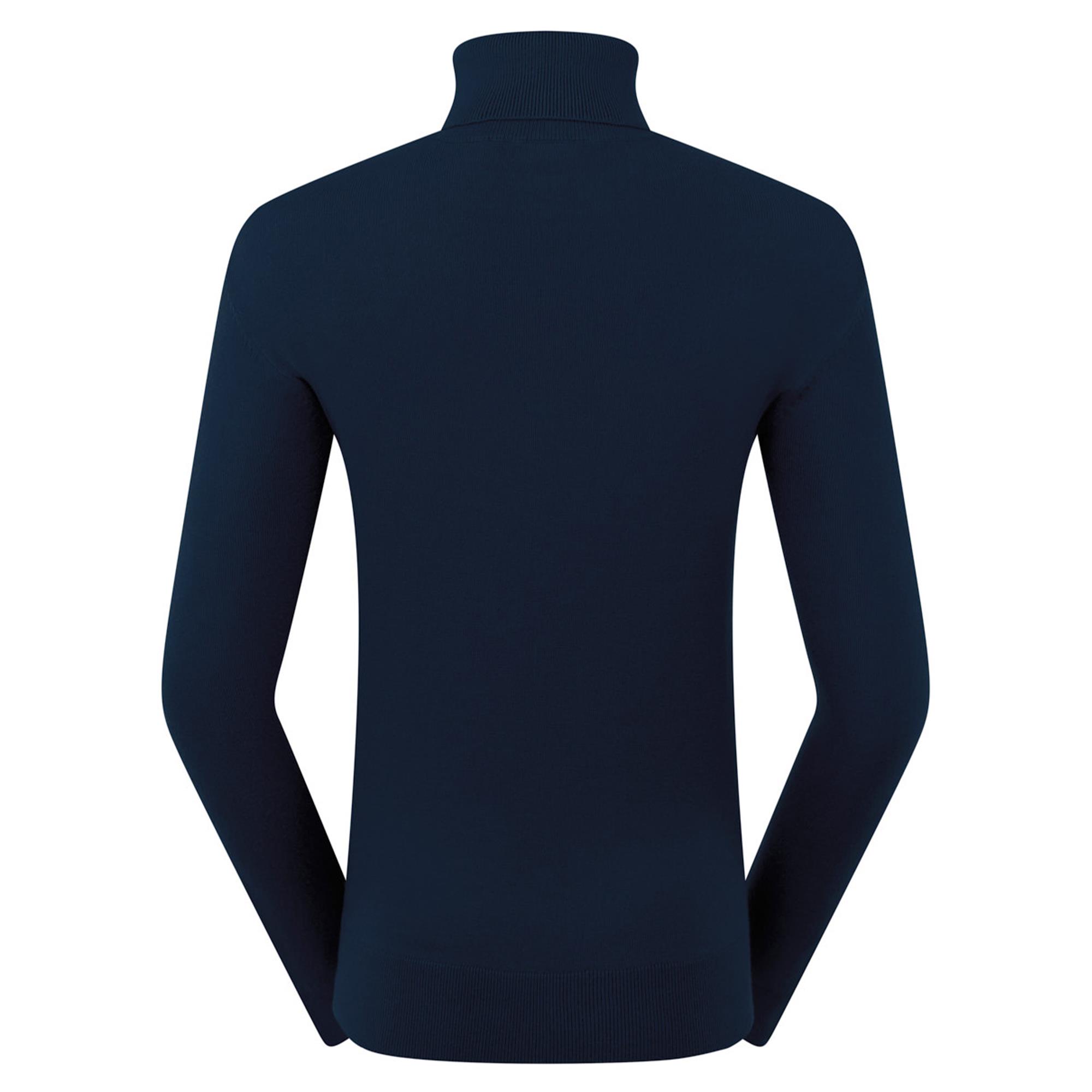 Pure Golf Glow Ladies Golf Roll Neck Navy